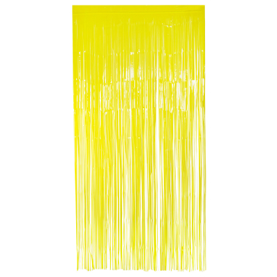 Deurgordijn neon geel