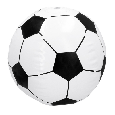 Ballon de football gonflable.