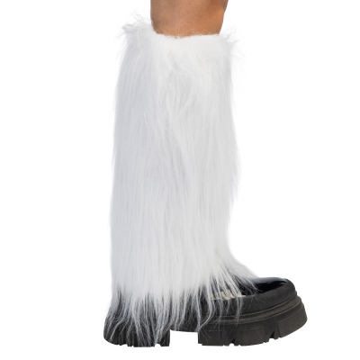 Jambi�res douillettes blanches pour carnaval ou soir�e d�guis�e