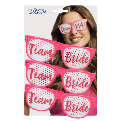 Set of Team Bride glasses for hen parties