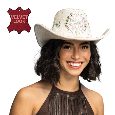 Beiger Luxus-Cowboyhut f�r Festivals