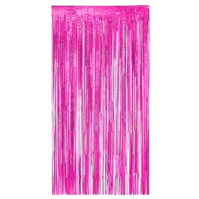 Türvorhang metallic fuchsia rosa