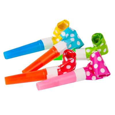 Set de rouleaux de papier colorés à pois pour les fêtes d'enfants joyeuses, les anniversaires et le Nouvel An.
