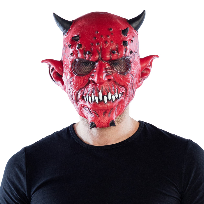 Anroll Halloween Mask LED Light Up Mask for Festival Cosplay Halloween  Costume